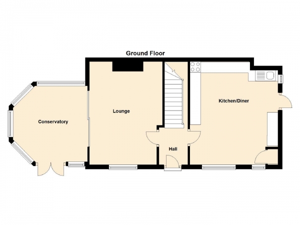 Floor Plan Image for 4 Bedroom Semi-Detached House for Sale in Rothbury Gardens, Wideopen, Newcastle Upon Tyne