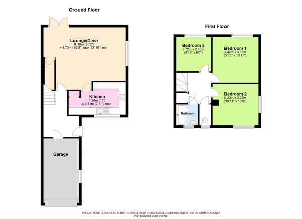 Floor Plan Image for 3 Bedroom End of Terrace House for Sale in Appleby End, Reading