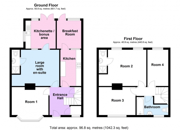 Floor Plan Image for 5 Bedroom Terraced House for Sale in Oxford Road, Reading