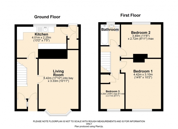 Floor Plan Image for 3 Bedroom Semi-Detached House for Sale in Norcot Road, Tilehurst, Reading