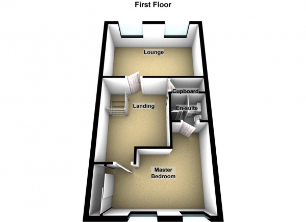 Floor Plan for 4 Bedroom Town House for Sale in White Swan Close, Killingworth, Newcastle Upon Tyne, NE12, 6UG -  &pound179,000