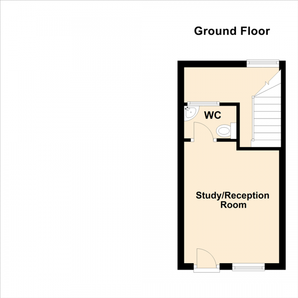 Floor Plan Image for 1 Bedroom Maisonette for Sale in Westbury Court, Longbenton