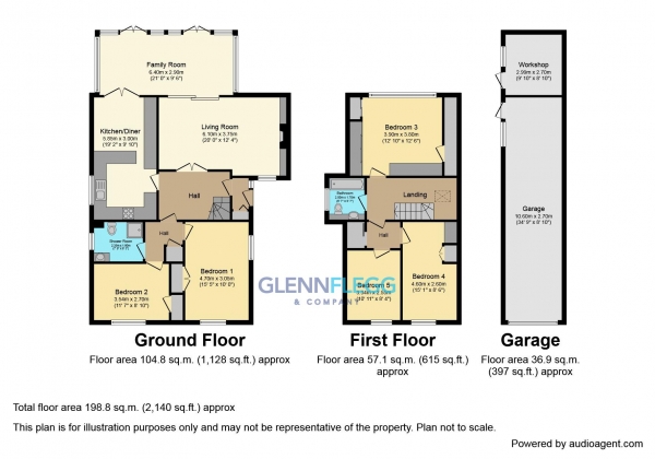 Floor Plan Image for 5 Bedroom Detached House for Sale in 5 Bedroom - Detached Halkingcroft, Langley