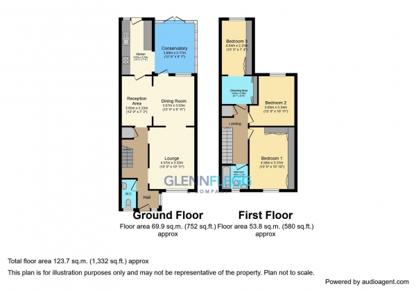 Floor Plan Image for 3 Bedroom Detached House for Sale in Goodman Park, Slough