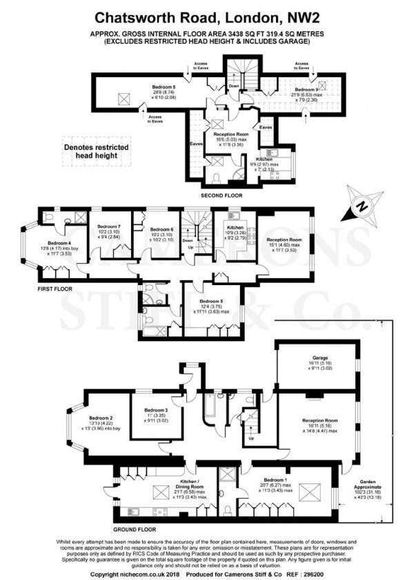 Floor Plan Image for 9 Bedroom Semi-Detached House for Sale in Chatsworth Road, Willesden Green