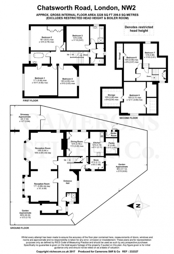 Floor Plan Image for 7 Bedroom Detached House for Sale in Chatsworth Road, Willesden Green