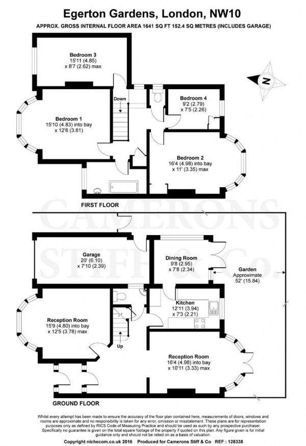 Floor Plan Image for 4 Bedroom Semi-Detached House for Sale in Egerton Gardens, Kensal Rise