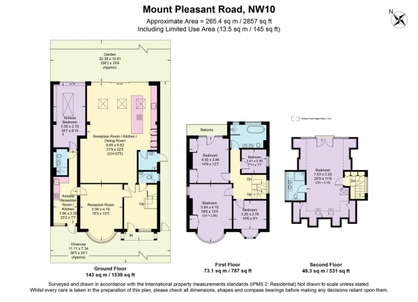 Floor Plan Image for 4 Bedroom Detached House for Sale in Mount Pleasant Road, Queens Park