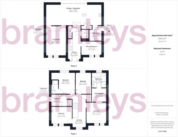 Floor Plan Image for 4 Bedroom Detached House for Sale in Snelsins Road, Cleckheaton