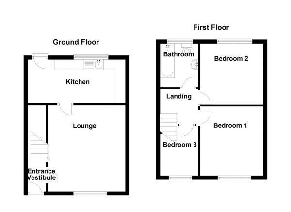 Floor Plan Image for Property for Sale in Norristhorpe Lane, Liversedge