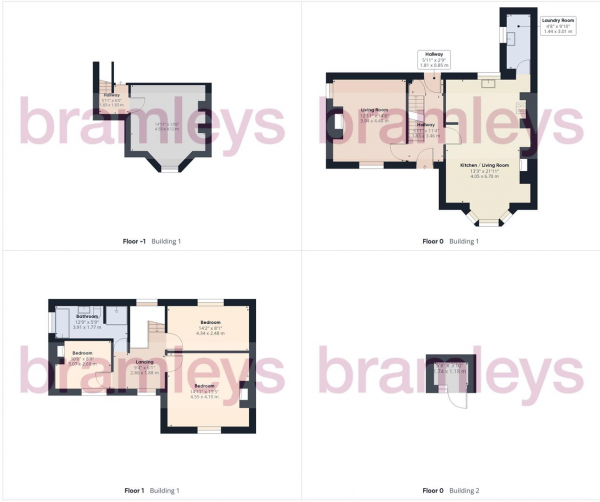 Floor Plan Image for 3 Bedroom Detached House for Sale in Liversedge Hall Lane, Liversedge