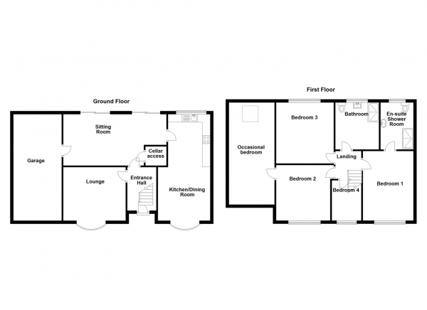 Floor Plan Image for 5 Bedroom Detached House for Sale in St. Marys Avenue, Batley