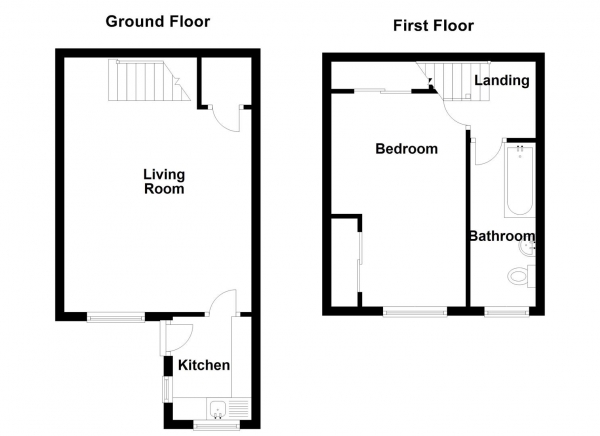 Floor Plan Image for 1 Bedroom Semi-Detached House for Sale in Nettleton Road, Mirfield