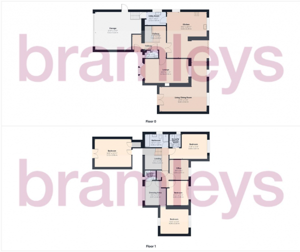 Floor Plan Image for 5 Bedroom Detached House for Sale in Park Drive, Mirfield