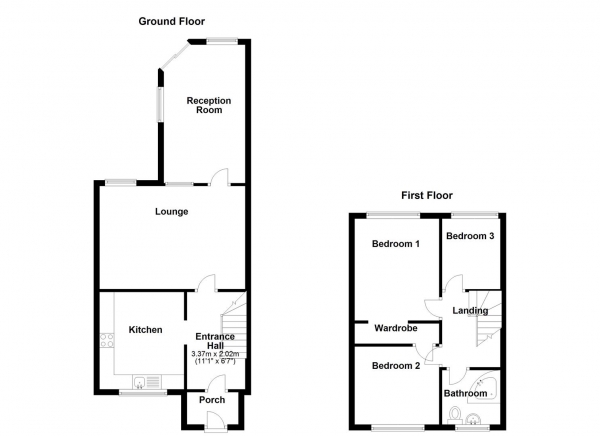 Floor Plan Image for Property for Sale in John Booths Close, Roberttown