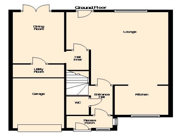 Floor Plan Image for 3 Bedroom Detached House for Sale in NORTHWICH