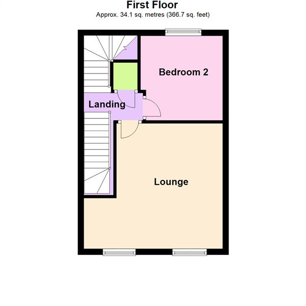 Floor Plan Image for 3 Bedroom Town House for Sale in Bourchier Way, Grappenhall Heys, Warrington, WA4