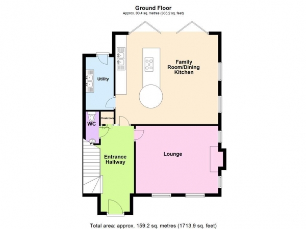 Floor Plan Image for 4 Bedroom Semi-Detached House for Sale in Dingle Lane, Appleton, Warrington