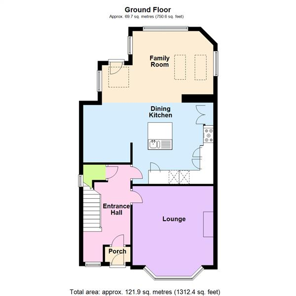 Floor Plan Image for 3 Bedroom Semi-Detached House for Sale in Newlands Road, Stockton Heath, Warrington, WA4