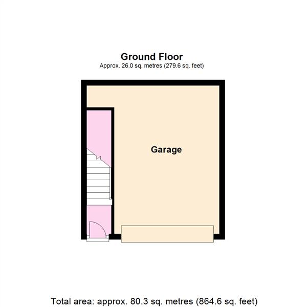 Floor Plan Image for 1 Bedroom Apartment for Sale in Bourchier Way, Grappenhall Heys, Warrington, WA4