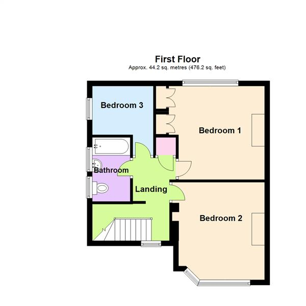 Floor Plan Image for 3 Bedroom Semi-Detached House for Sale in Stetchworth Road, Walton, Warrington, WA4