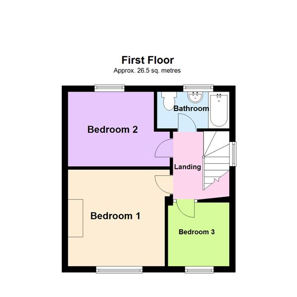 Floor Plan Image for 3 Bedroom Semi-Detached House for Sale in Barrymore Avenue, Warrington