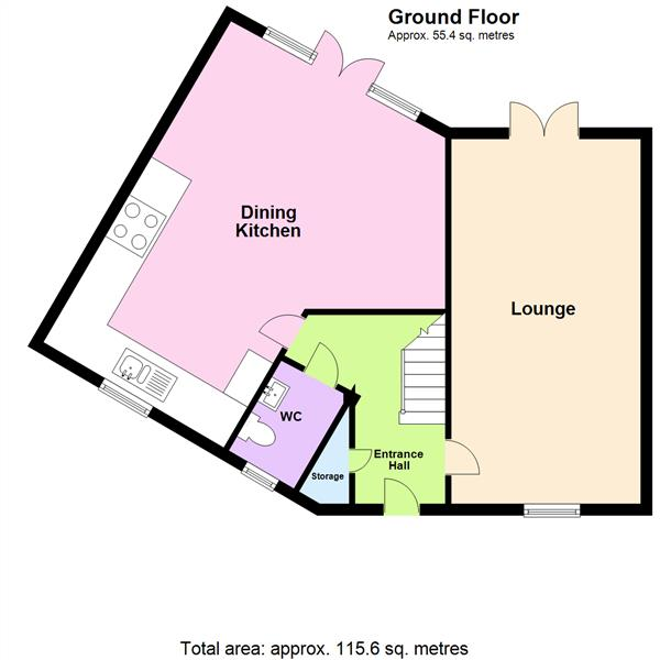 Floor Plan Image for 3 Bedroom Detached House for Sale in Fulford Close, Appleton, Warrington, WA4