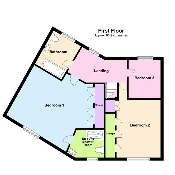 Floor Plan Image for 3 Bedroom Detached House for Sale in Fulford Close, Appleton, Warrington, WA4