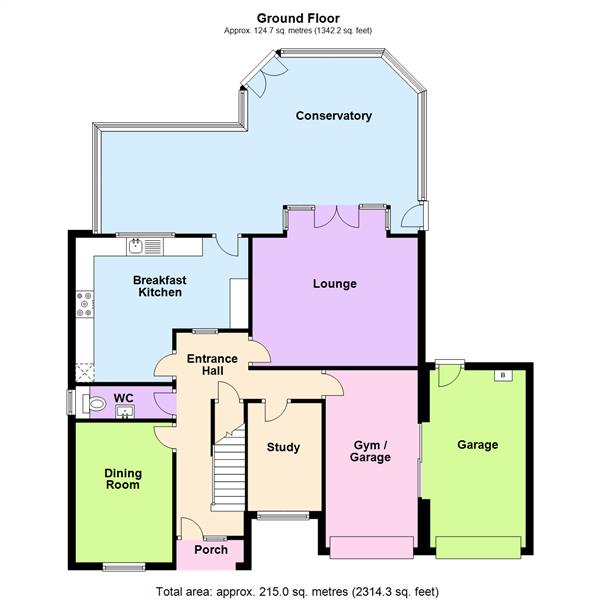 Floor Plan Image for 5 Bedroom Detached House for Sale in Walsingham Drive, Sandymoor, Runcorn, WA7