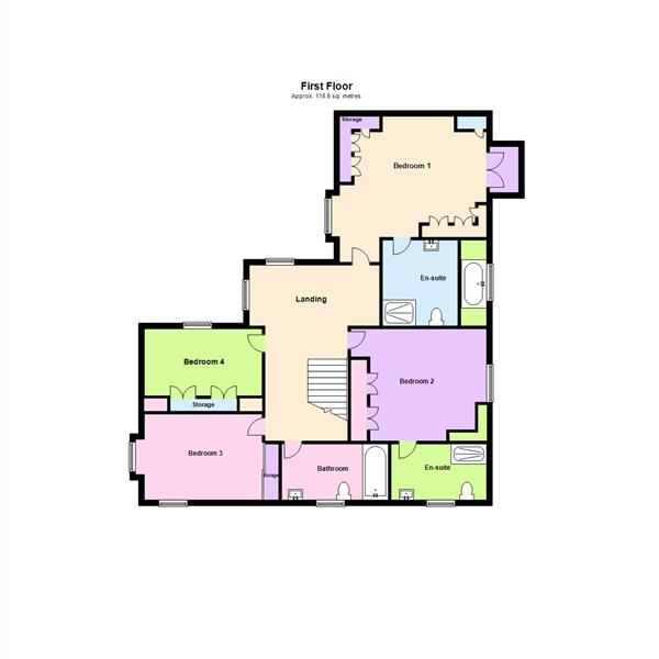 Floor Plan Image for 5 Bedroom Detached House for Sale in Dorney Close, Appleton, Warrington, WA4