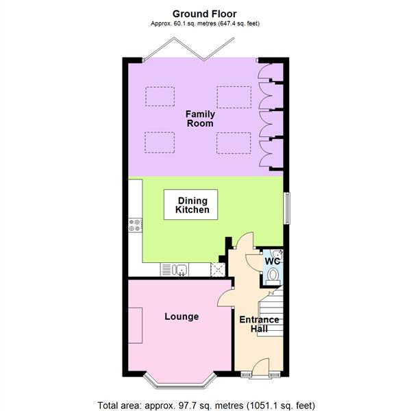 Floor Plan Image for 3 Bedroom Semi-Detached House for Sale in Brian Avenue, Stockton Heath, Warrington, WA4