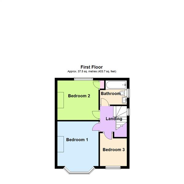 Floor Plan Image for 3 Bedroom Semi-Detached House for Sale in Brian Avenue, Stockton Heath, Warrington, WA4