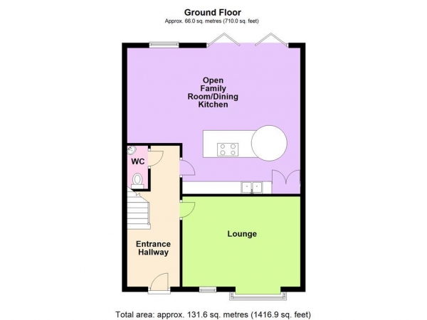 Floor Plan Image for 3 Bedroom Mews for Sale in Dingle Lane, Appleton, Warrington