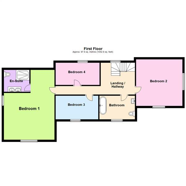 Floor Plan Image for 4 Bedroom Cottage for Sale in Arley Road, Appleton, Warrington, WA4