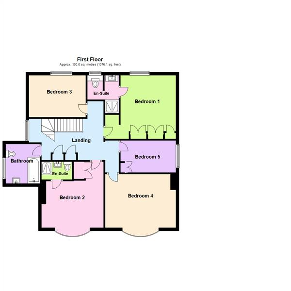 Floor Plan Image for 5 Bedroom Detached House for Sale in Higher Knutsford Road, Stockton Heath, Warrington, WA4