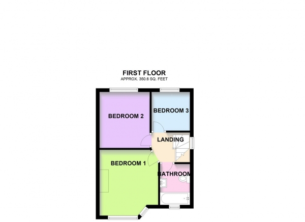 Floor Plan Image for 3 Bedroom Semi-Detached House for Sale in Coronation Avenue, GRAPPENHALL, Warrington, WA4