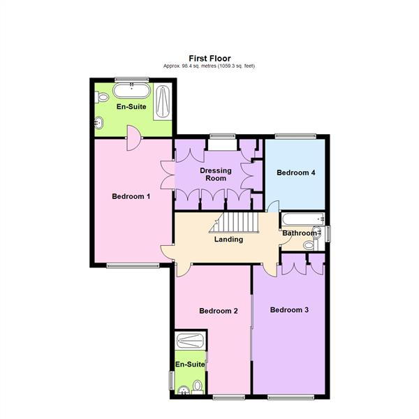 Floor Plan Image for 4 Bedroom Detached House for Sale in Thorntree Green, Appleton Thorn, Warrington