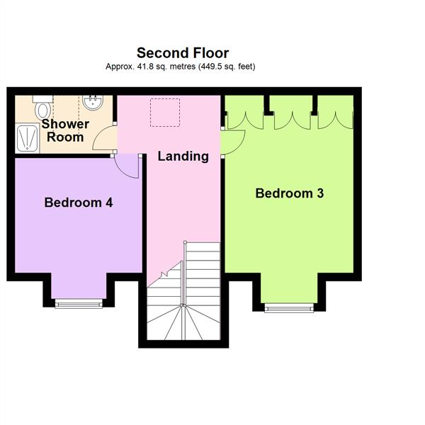 Floor Plan Image for 4 Bedroom Detached House for Sale in Melba Crescent, Appleton, Warrington WA4