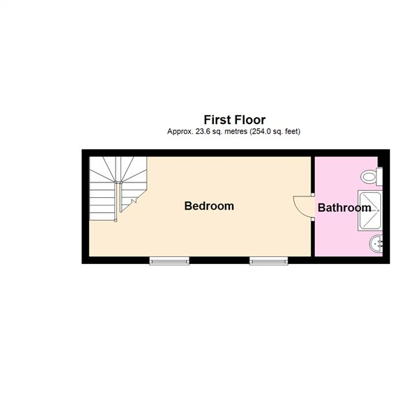 Floor Plan Image for 1 Bedroom Apartment to Rent in London Road, Stockton Heath, Warrington, WA4