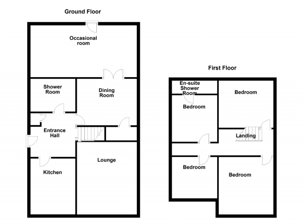 Floor Plan Image for 4 Bedroom Semi-Detached House for Sale in Carlinghow Lane, Batley, WF17