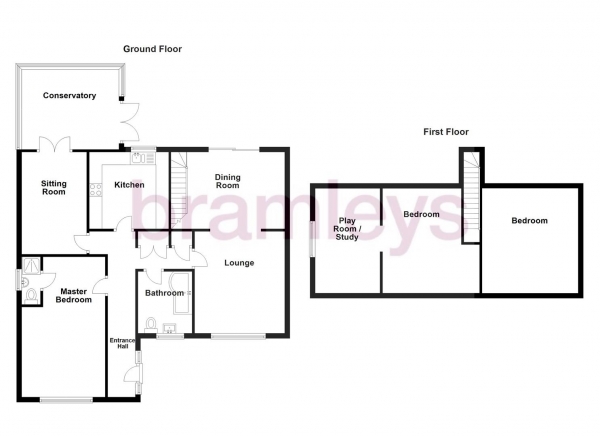 Floor Plan Image for 3 Bedroom Detached Bungalow for Sale in Clay House Lane, Greetland, Halifax