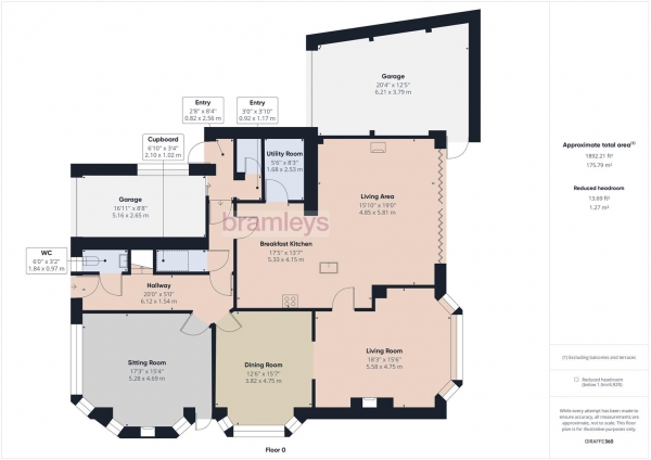 Floor Plan Image for 5 Bedroom Detached House for Sale in Hove Edge, Halifax Road, Brighouse