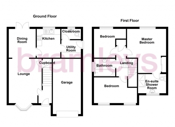 Floor Plan Image for 3 Bedroom Detached House for Sale in Bracken Way, Elland