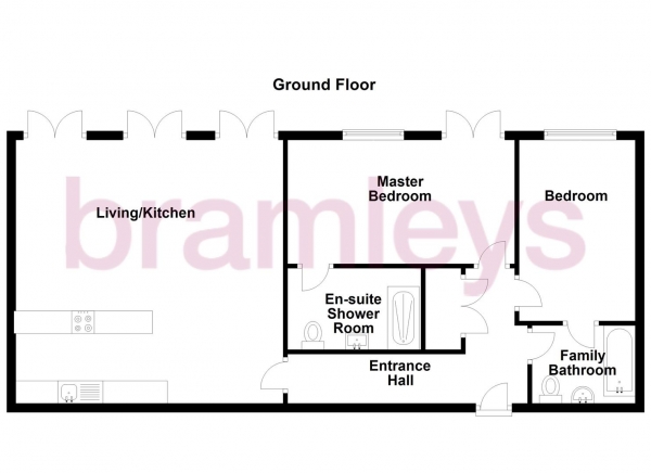 Floor Plan Image for 2 Bedroom Apartment for Sale in Burrwood Court, Stainland Road, Holywell Green