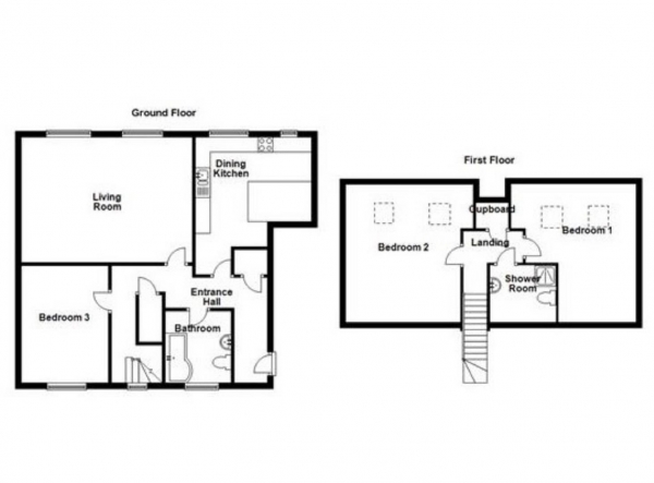 Floor Plan Image for 3 Bedroom Apartment for Sale in Beverley Place, Boothtown