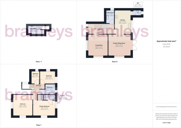 Floor Plan for 4 Bedroom Detached House for Sale in New Hey Road, Rastrick, Brighouse, HD6, 3QG - OIRO &pound360,000