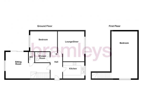 Floor Plan Image for 2 Bedroom Semi-Detached Bungalow for Sale in Maryville Avenue, Brighouse