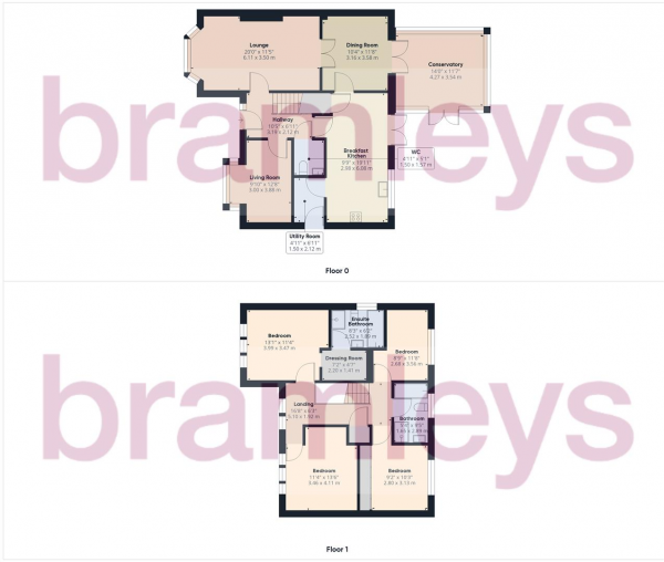 Floor Plan Image for 4 Bedroom Detached House for Sale in Millside Way, Salterhebble