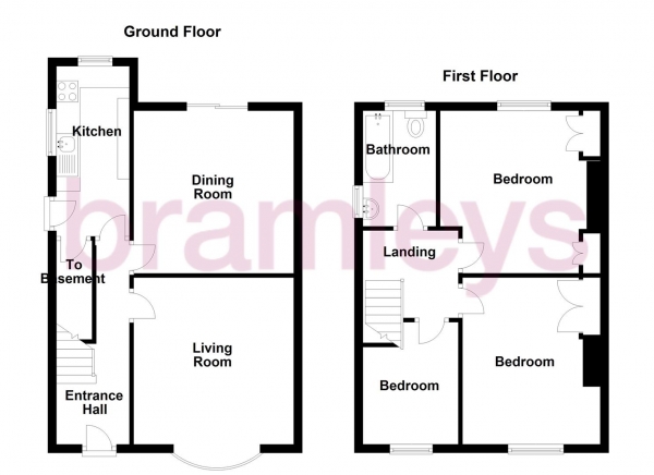 Floor Plan Image for 3 Bedroom Semi-Detached House for Sale in Exley Lane, Elland