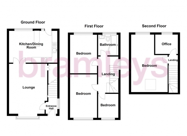 Floor Plan Image for 4 Bedroom Detached House for Sale in Caldercroft, Elland